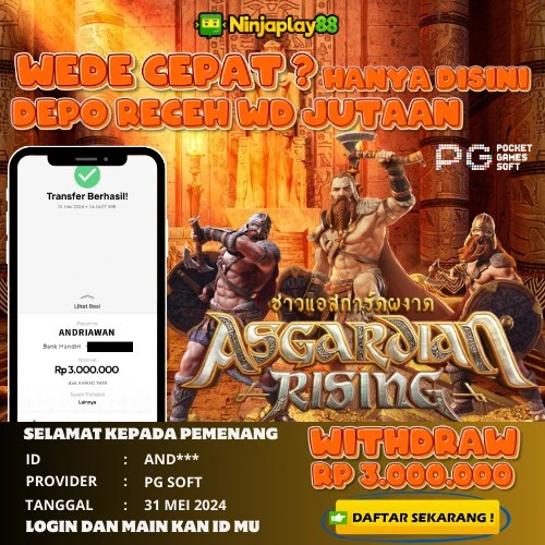 🔥HANYA DI SINI DEPO RECEH WD JUTAAN🔥