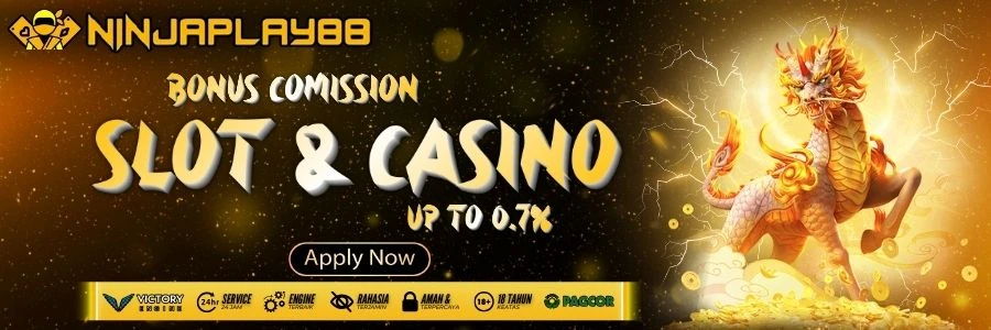 BONUS KOMISI SLOT & CASINO 0,7%